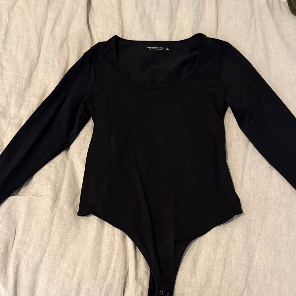 Black Long Sleeve Bodysuit